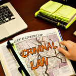 **

A student hunched over a desk piled high with law books, highlighter in hand, illuminated by the glow of a laptop displaying an "Intellect Map" with branches labeled "Civil Law," "Criminal Law," "Administrative Law," etc.  The scene is chaotic but focused, reflecting intense study.  A "Pomodoro timer" is visible on the desk. Russian law books and study materials are on the desk.

**