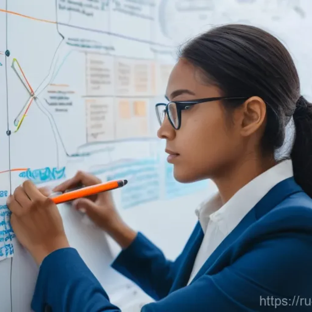 변호사 시험 과목별 학습 방법 - A highly intelligent and focused young female law student is immersed in her studies in a modern, we...