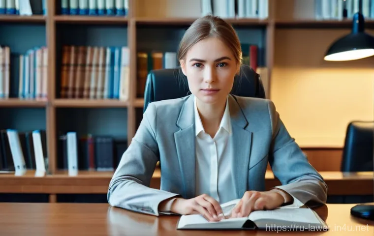 변호사 자격 시험 후기 모음 - **A Focused Aspiring Lawyer Preparing for the Russian Bar Exam**
A young, determined Russian wom...